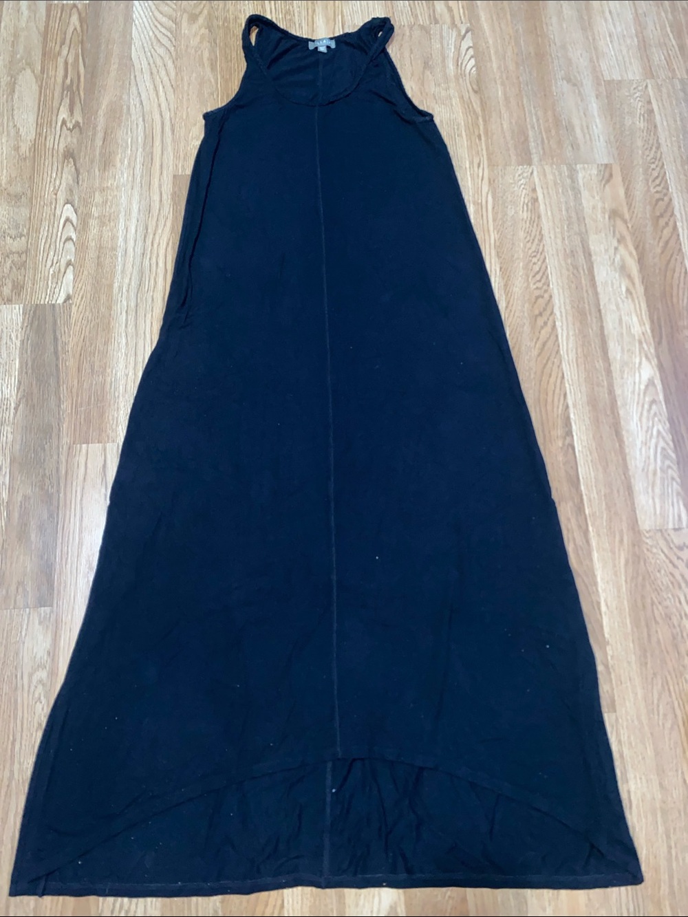 Lilla P Black Racerback Maxi Dress